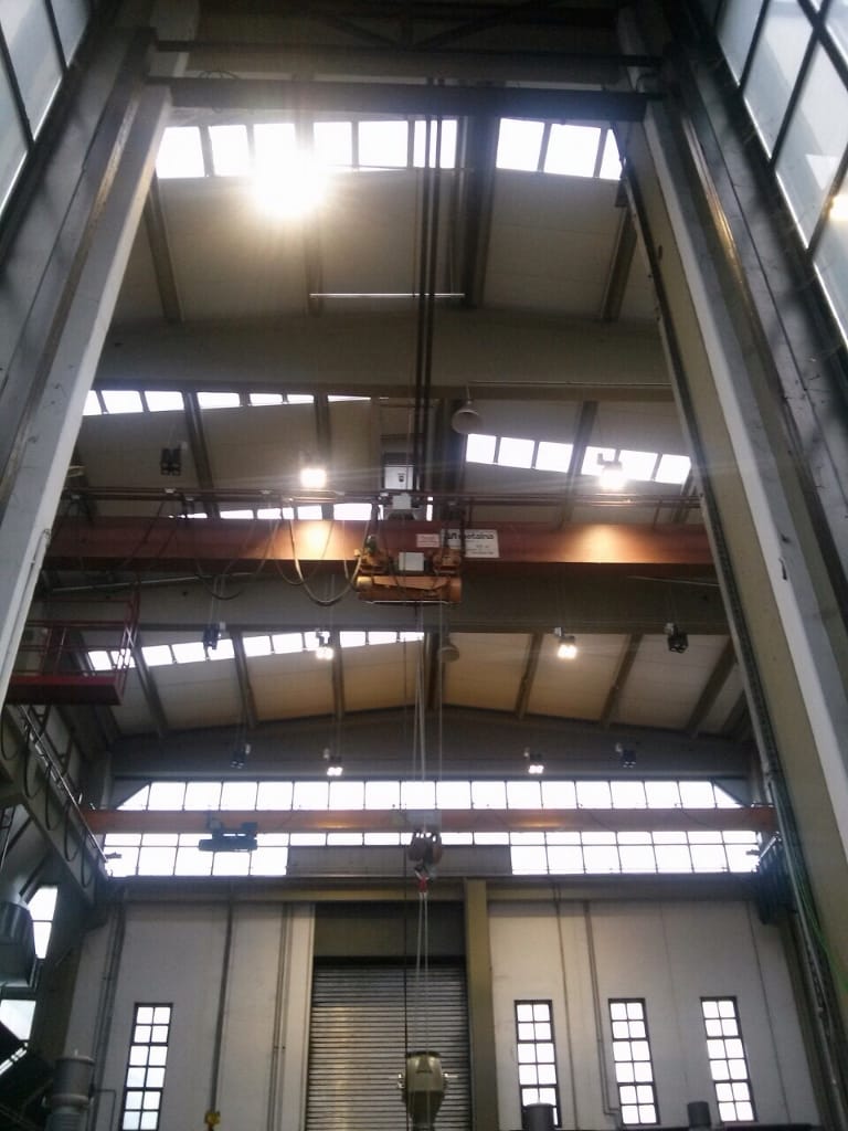 Postavljanje rasvjete u pogonu tvrtke "Končar"