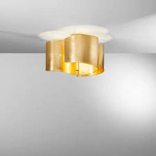 Luce Design Plafonjera 3xE27 Aluminij/Staklo Zlatna