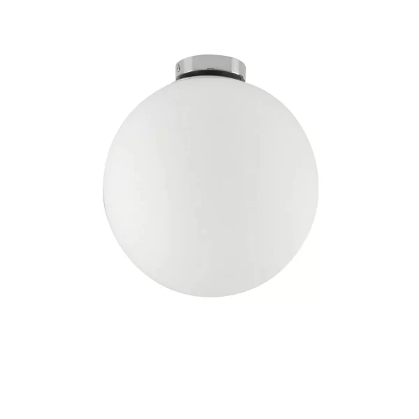 Luce Design Stolna lampa 1xE27 Staklo/Metal Bijela/Krom