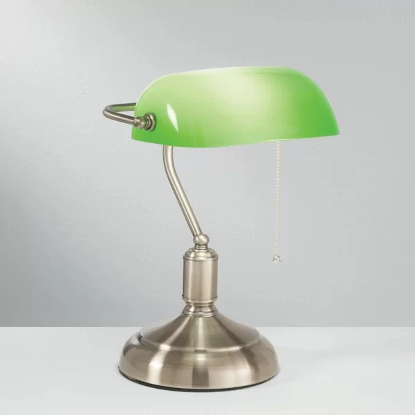 Luce Design Stolna lampa 1xE27 Metal/Staklo Zelena