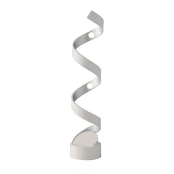 Luce Design Stolna lampa 12W 3000K Aluminij Bijelo/Srebrna