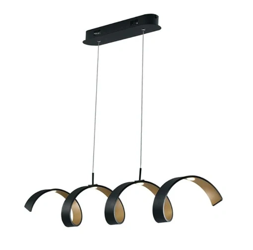 Luce Design Visilica 20W 3000K Aluminij Crno/Zlatna