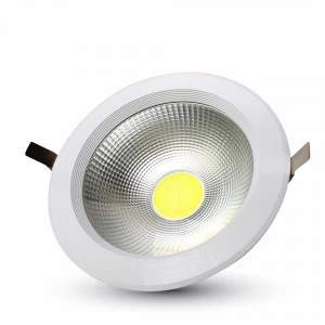 V-TAC Ugradbena LED Svjetiljka VT-26301 Okrugli 30W 4500K Aluminij Polikarbonat Bijeli