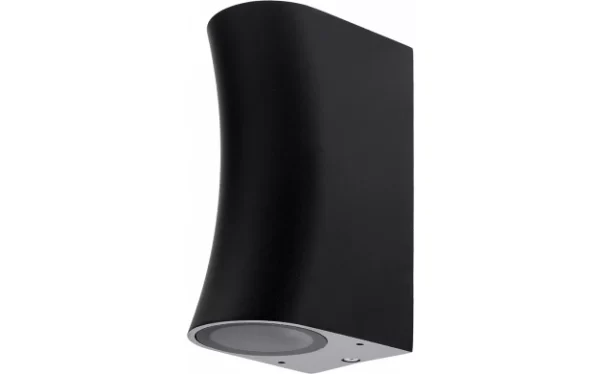 Optonica Zidna lampa 2xGU10 Aluminij Crna
