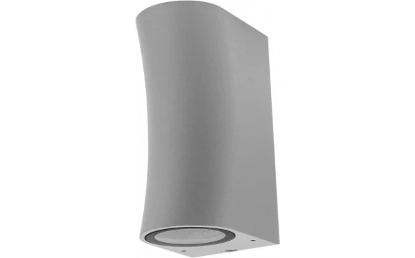Optonica Zidna lampa 2xGU10 Aluminij Siva