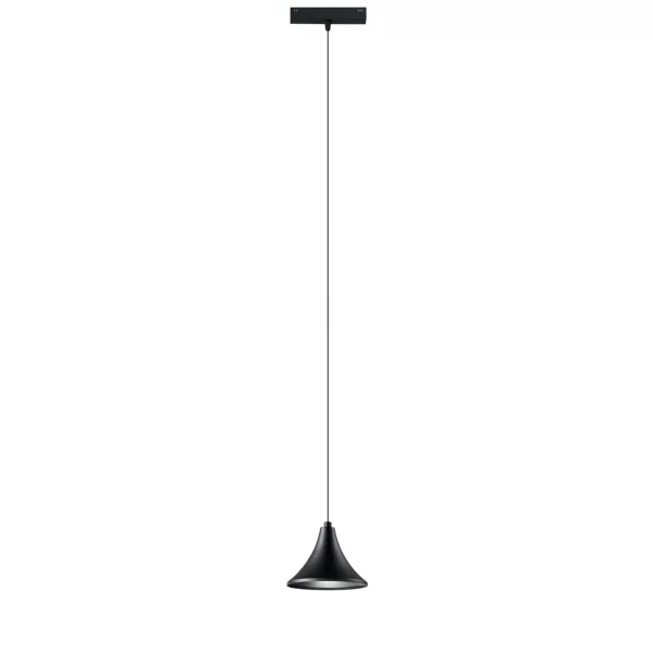 Intec Viseća LED Svjetiljka Cymbal za Da Vinci tračni sustav rasvjete 48V 8W 4000K Aluminij Mat Crna