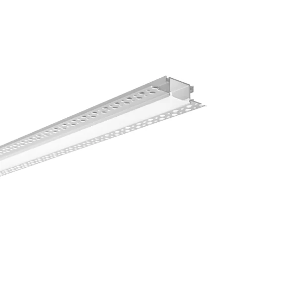 Intec Ugradbeni Profil za LED Trake Gorizia 2 m, Aluminij Srebrni