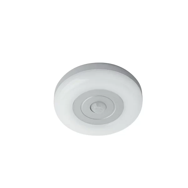 Intec LED Svjetiljka sa senzorom pokreta na baterije Shelf 1W 4000K Polikarbonat Srebrna/Bijela