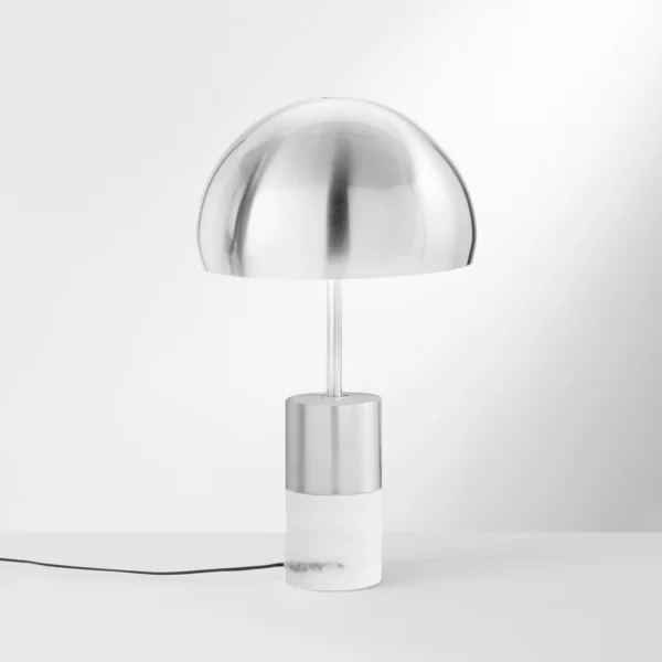 Luce Design Stolna lampa 2xE14 Metal Srebrna/Mramor