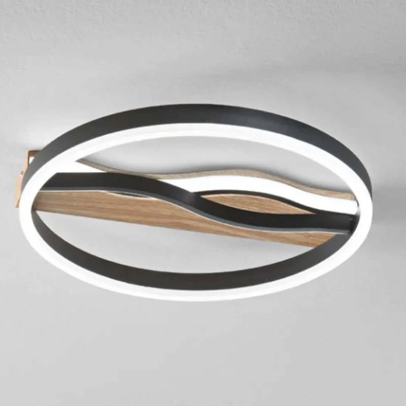 Moderna LED plafonjera s intergriranim svjetlom i opcijom mijenjanja boje svjetla - savršen izbor za svaku modernu prostoriju.