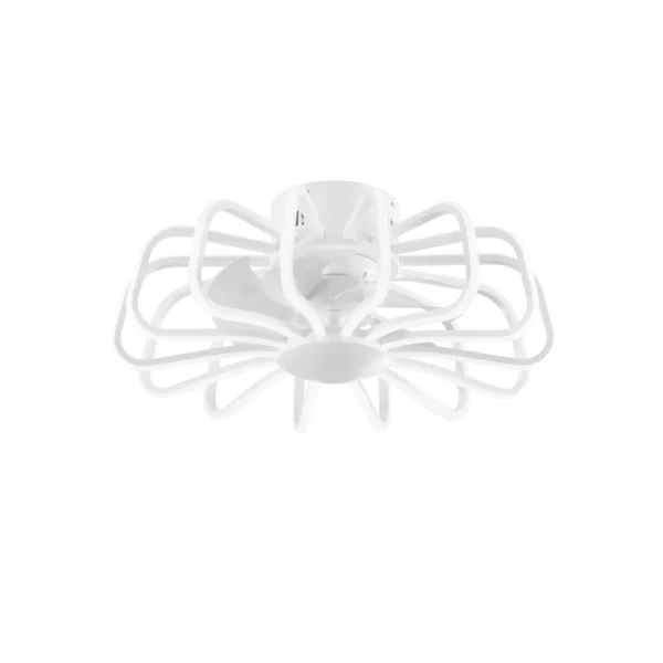 LED plafonjera s ventilatorom 80W/22W 3000/4000/6500K Aluminij/Akril Bijela