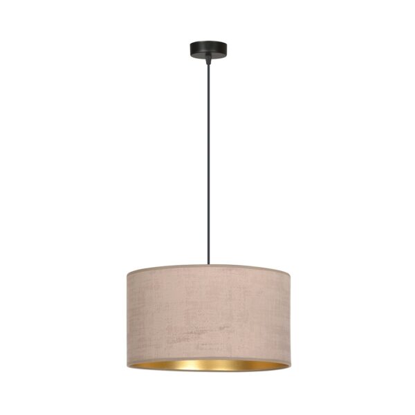 Emibig Visilica HILDE 230V 15W MAX LED E27 Čelik/ Tkanina Crno/Roza