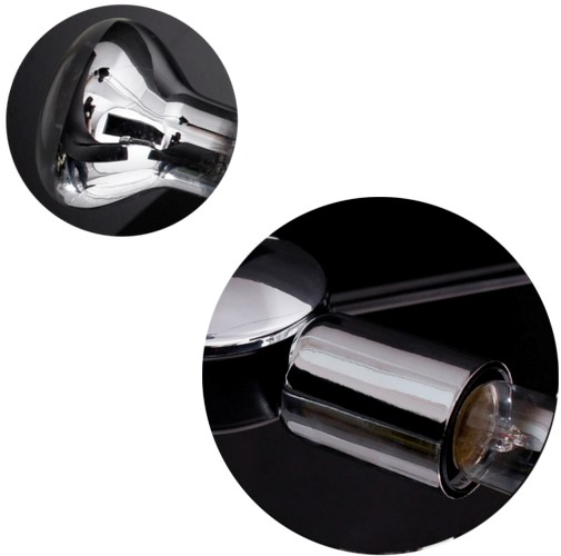 Emibig Visilica VIXON 230V 15W MAX LED E27 Čelik Crna - Slika 3