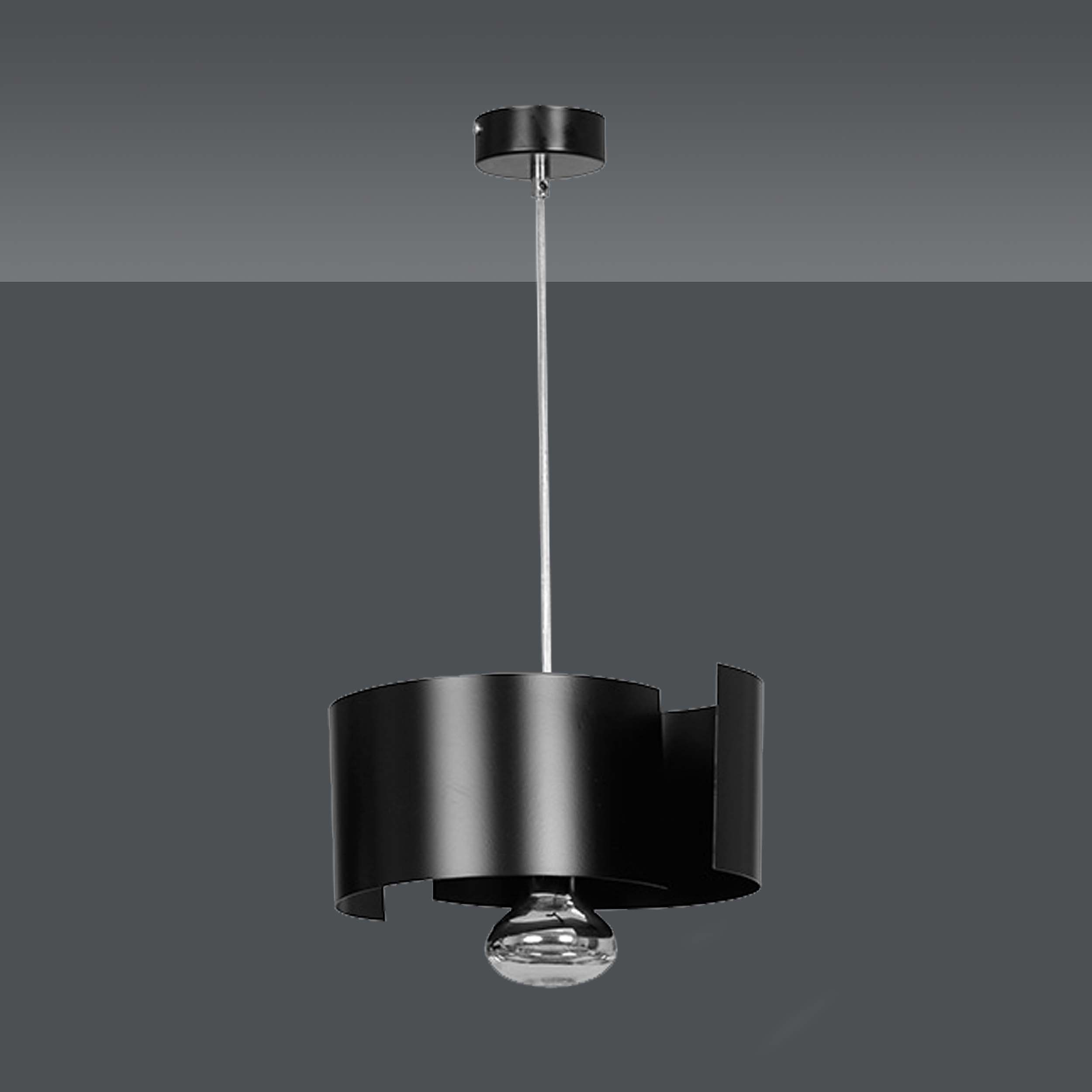 Emibig Visilica VIXON 230V 15W MAX LED E27 Čelik Crna - Slika 7