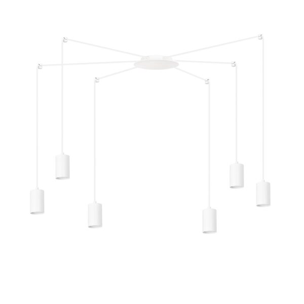 Emibig Visilica TRAKER 230V 10W MAX LED GU10 Čelik Bijela