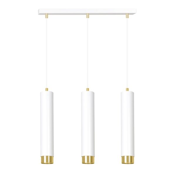 Emibig Visilica KIBO 230V 10W MAX LED GU10 Čelik Bijela/ Zlatna