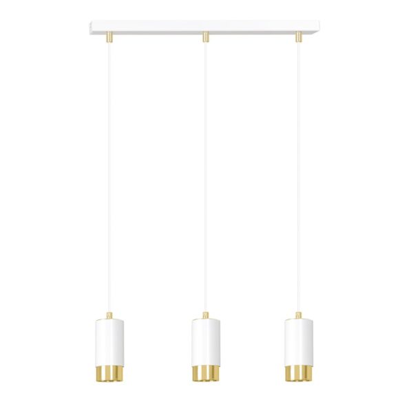 Emibig Visilica FUMIKO 230V 10W MAX LED GU10 Čelik Bijela/ Zlatna