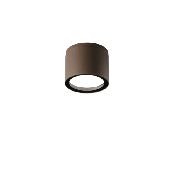 Intec Plafonjera TOWER 1xGX53 IP54 Aluminij Okrugla Brončana