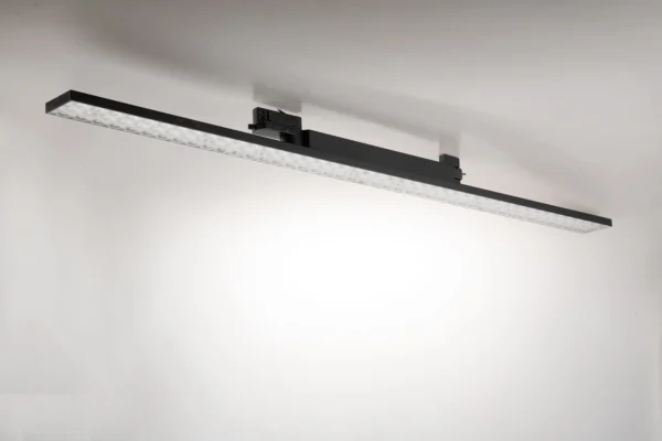 Intec Linearna LED Svjetiljka Maxwell 48W 4000K za trofazni tračni sustav rasvjete Aluminij Crna
