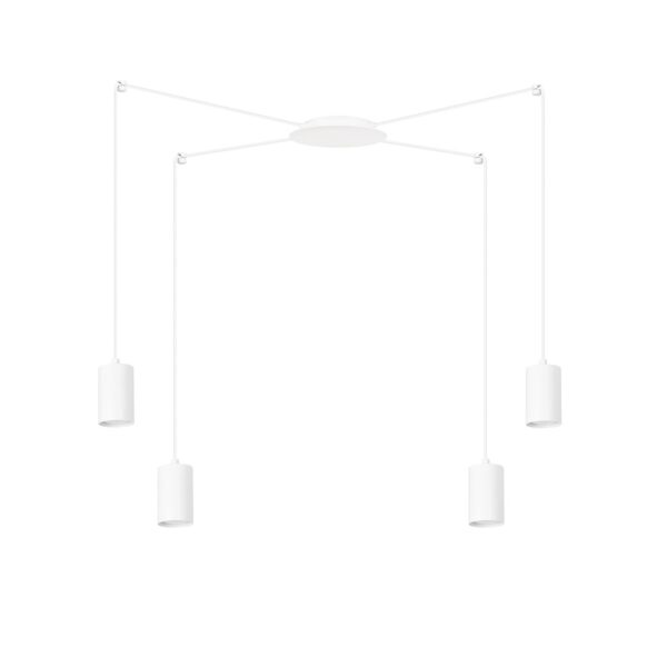 Emibig Visilica TRAKER 230V 10W MAX LED GU10 Čelik Bijela