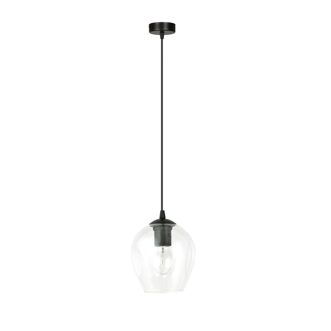 Emibig Visilica ISTAR 230V 10W MAX LED E27 Čelik/ Staklo Crna - Slika 2