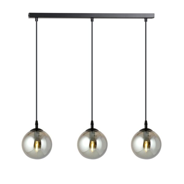 Emibig Visilica COSMO 230V 10W MAX LED E14 Čelik/ Staklo Crna