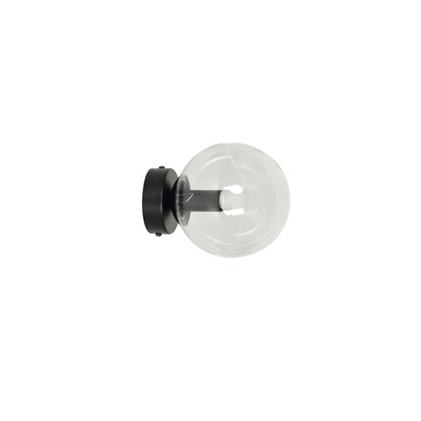 Emibig Visilica ROSSI 230V 10W MAX LED E14 Čelik/ Staklo Crna