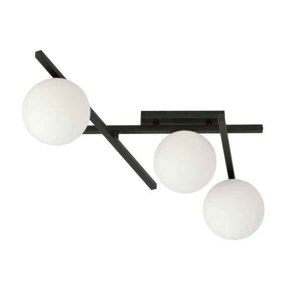 Emibig Stropna svjetiljka SMART 230V 10W MAX LED E14 Čelik/ Staklo Crna