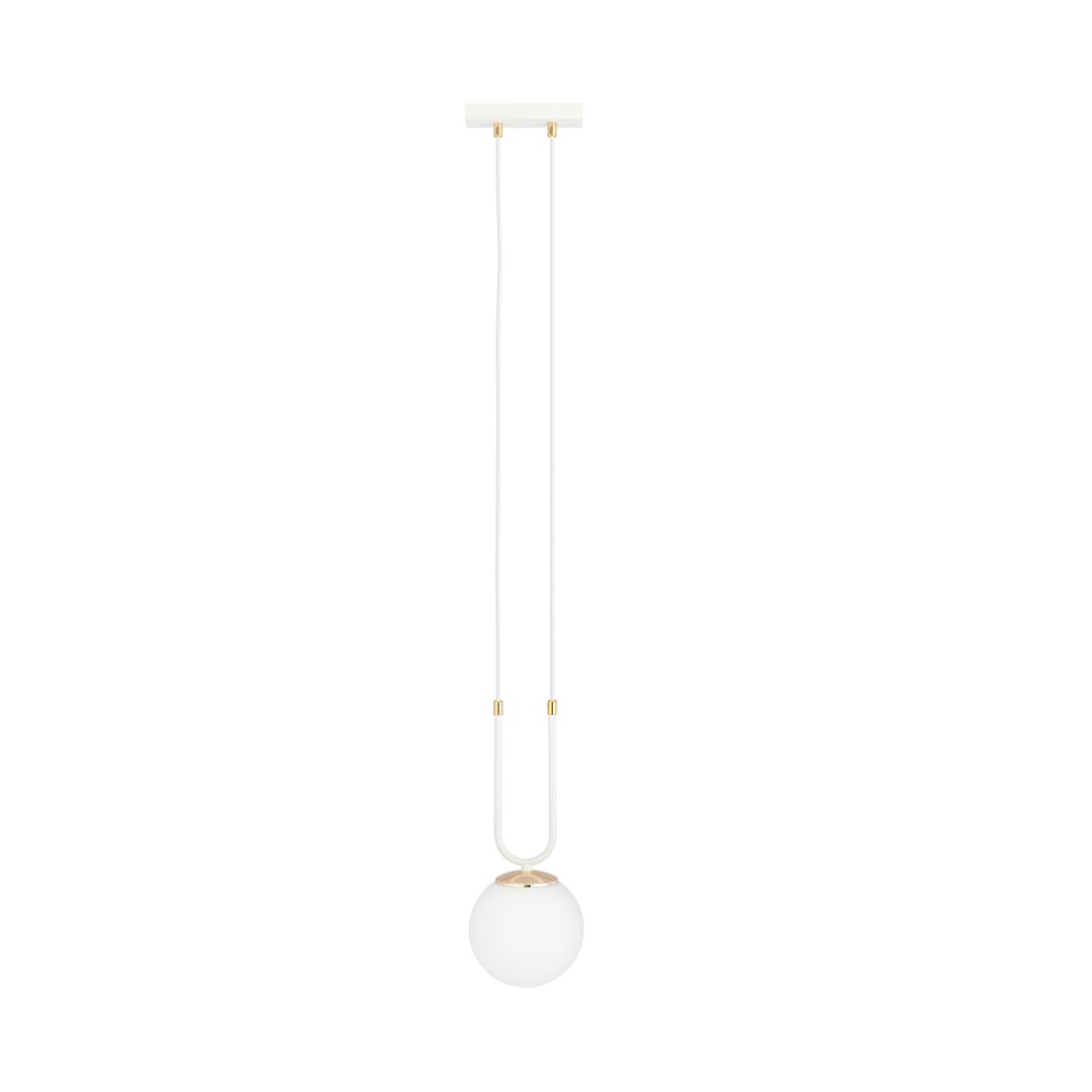 Emibig Visilica GLAM 230V 10W MAX LED E14 Čelik/ Staklo Bijela - Slika 3