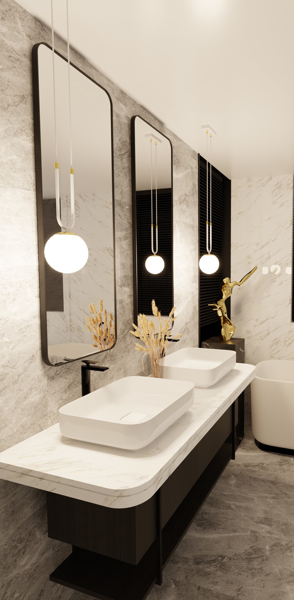 Emibig Visilica GLAM 230V 10W MAX LED E14 Čelik/ Staklo Bijela - Slika 8