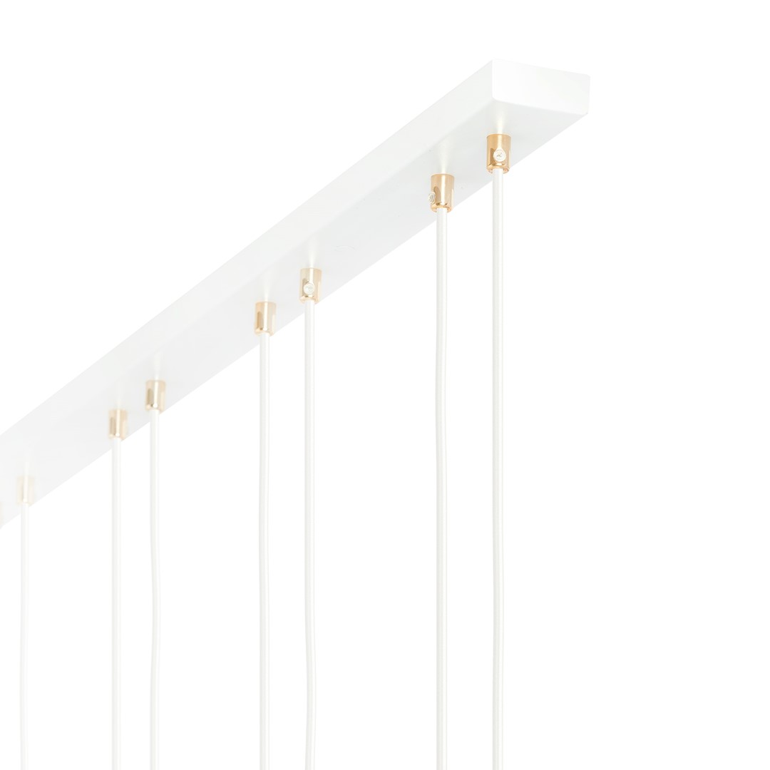 Emibig Visilica GLAM 230V 10W MAX LED E14 Čelik/ Staklo Bijela - Slika 5
