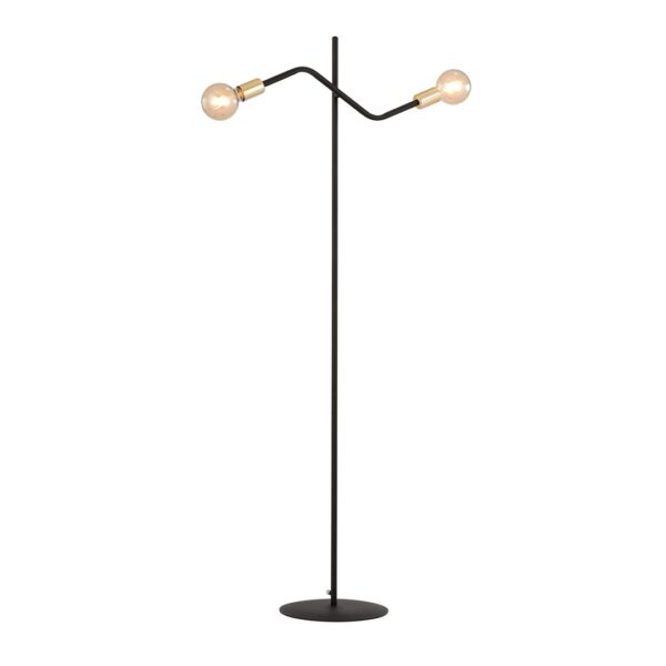 Emibig Stropna svjetiljka BOLT 230V 15W MAX LED E27 Čelik Crna