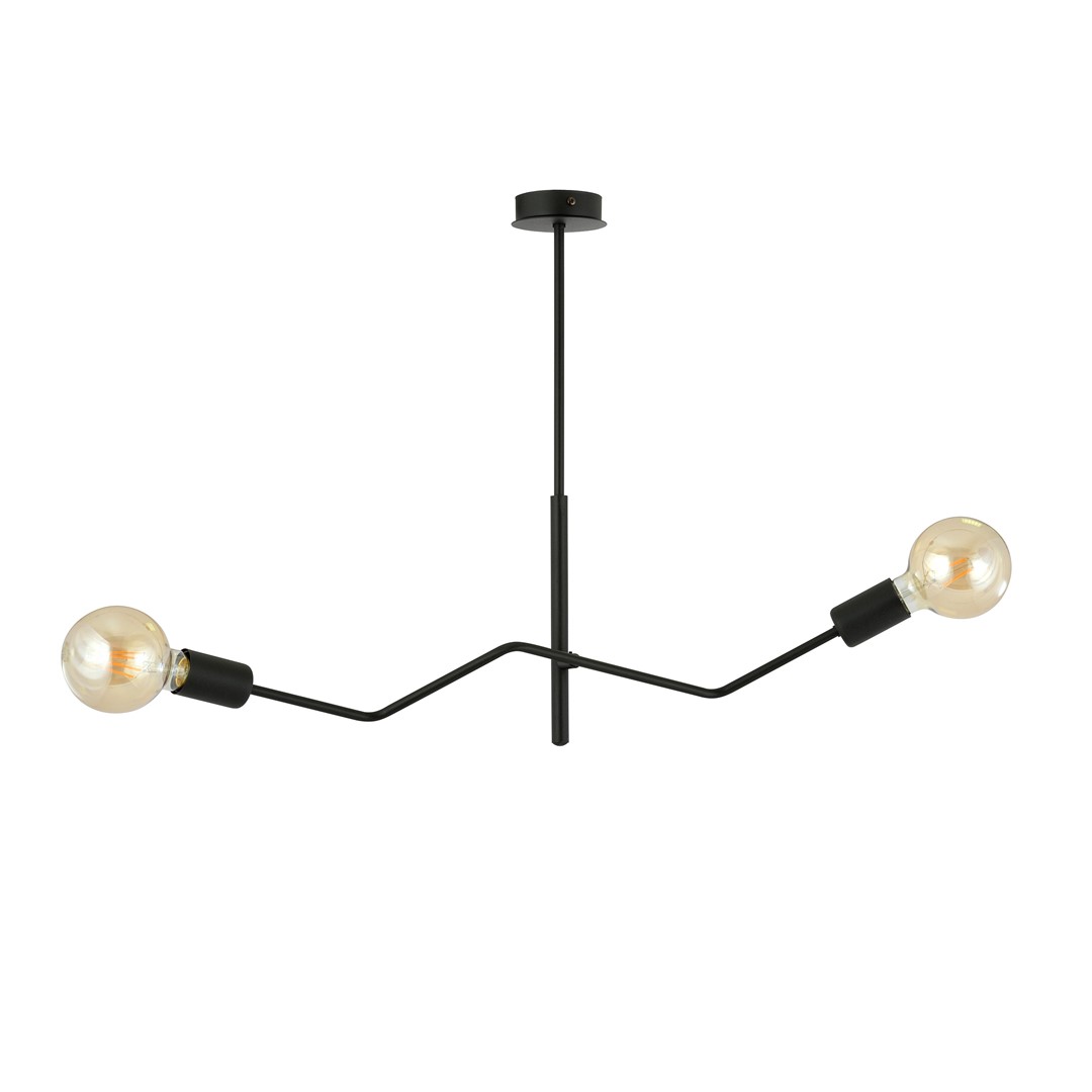 Emibig Stropna svjetiljka FRIX 230V 15W MAX LED E27 Čelik Crna - Slika 2