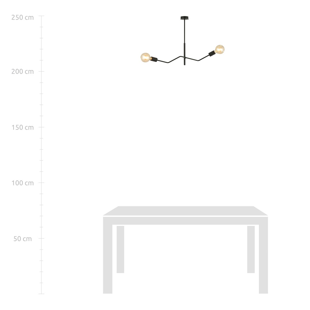 Emibig Stropna svjetiljka FRIX 230V 15W MAX LED E27 Čelik Crna - Slika 7