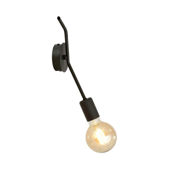 Emibig Stropna svjetiljka FRIX 230V 15W MAX LED E27 Čelik Crna