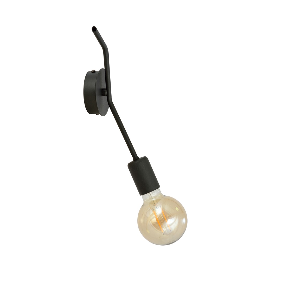 Emibig Stropna svjetiljka FRIX 230V 15W MAX LED E27 Čelik Crna - Slika 2