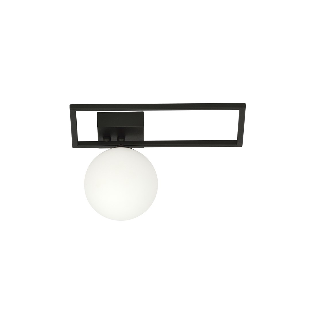 Emibig Stropna svjetiljka IMAGO 230V 10W MAX LED E14 Čelik/ Staklo Crna - Slika 2