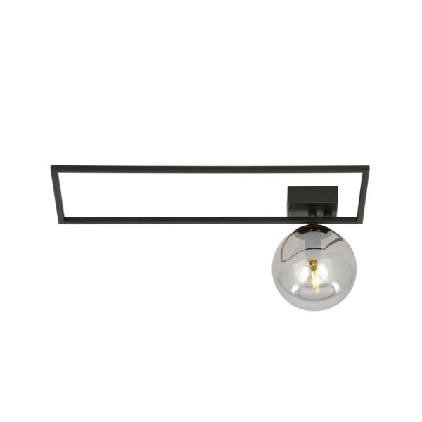 Emibig Stropna svjetiljka IMAGO 230V 10W MAX LED E14 Čelik/ Staklo Crna