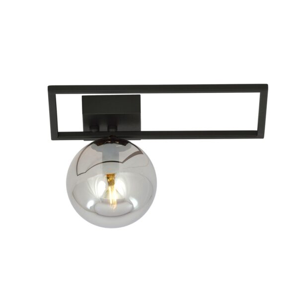 Emibig Stropna svjetiljka IMAGO 230V 10W MAX LED E14 Čelik/ Staklo Crna