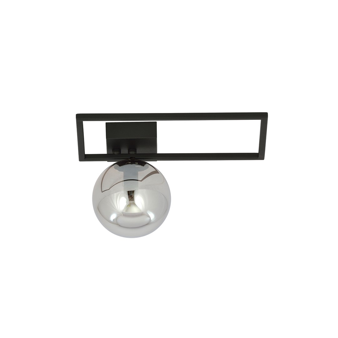 Emibig Stropna svjetiljka IMAGO 230V 10W MAX LED E14 Čelik/ Staklo Crna - Slika 2