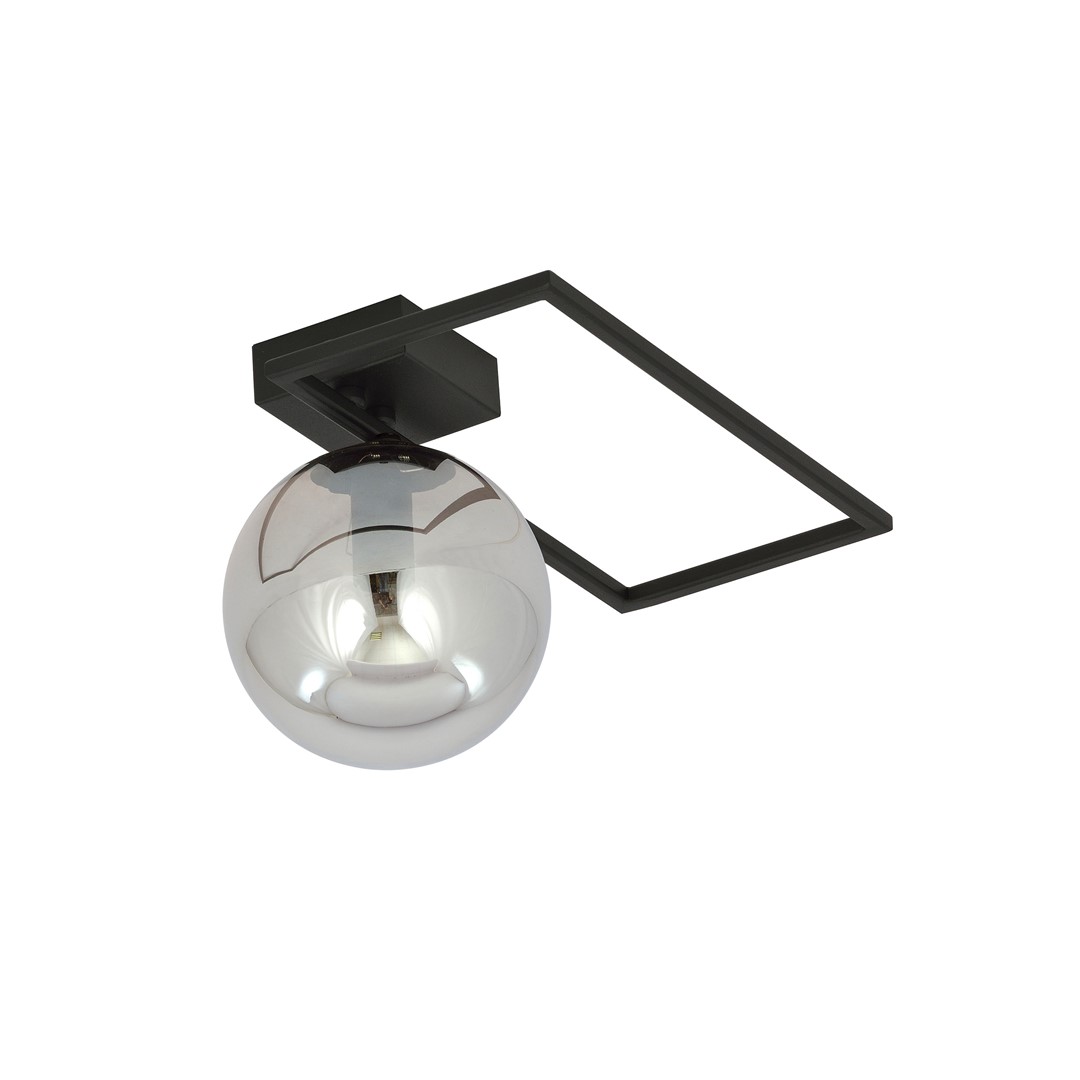 Emibig Stropna svjetiljka IMAGO 230V 10W MAX LED E14 Čelik/ Staklo Crna - Slika 6