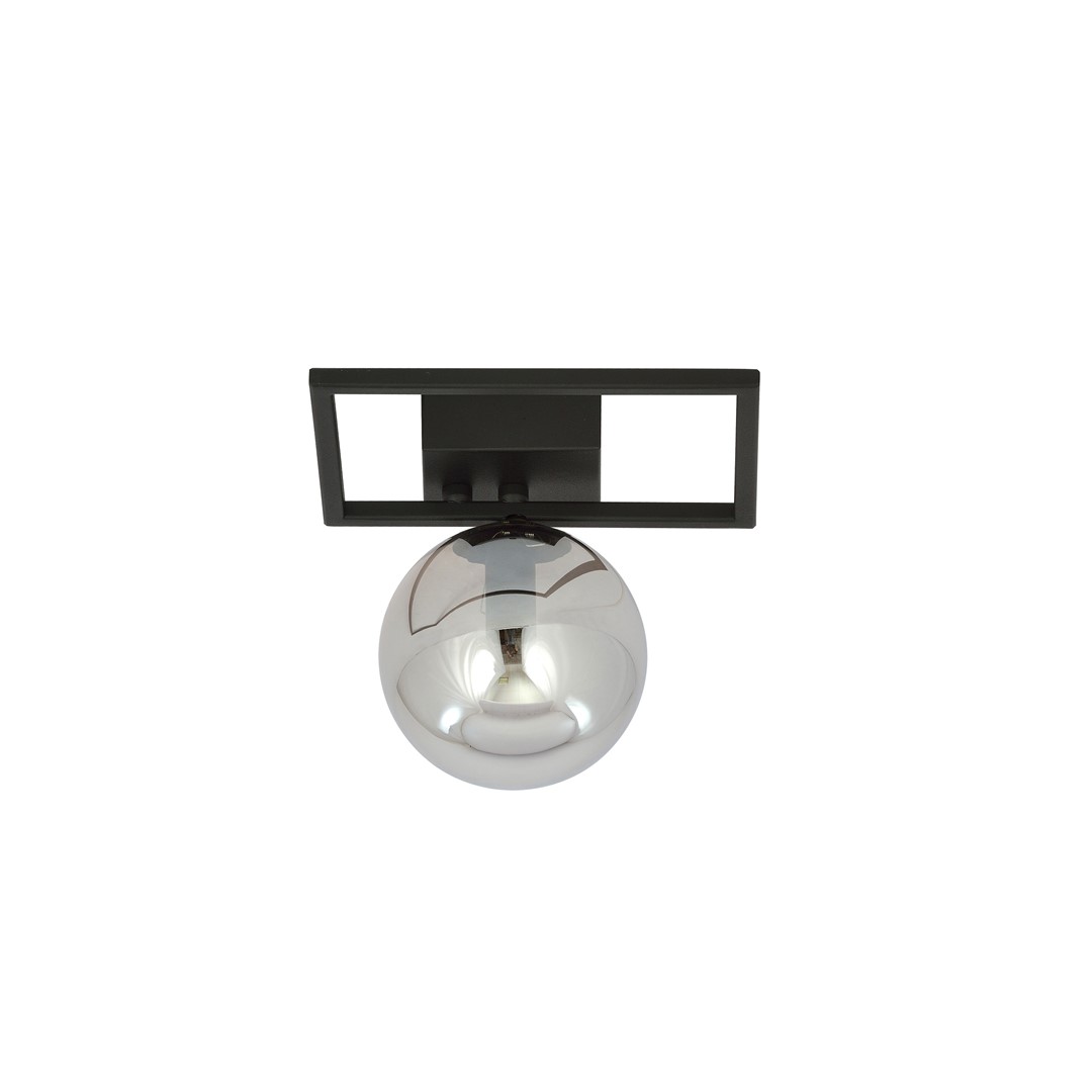 Emibig Stropna svjetiljka IMAGO 230V 10W MAX LED E14 Čelik/ Staklo Crna - Slika 2