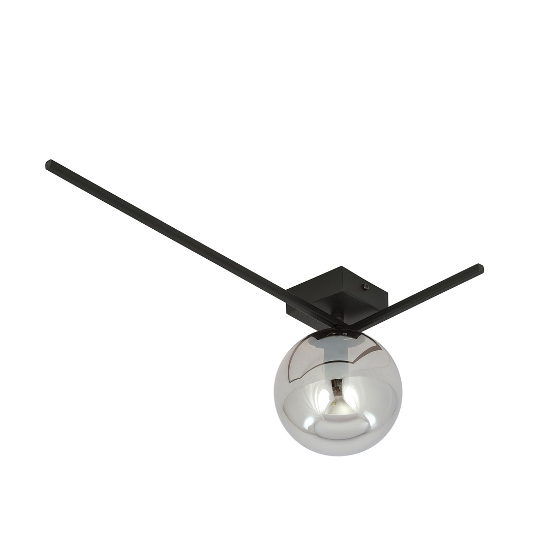 Emibig Stropna svjetiljka IMAGO 230V 10W MAX LED E14 Čelik/ Staklo Crna - Slika 5