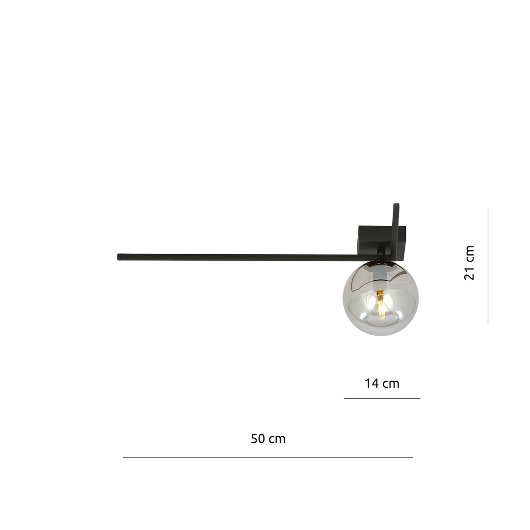 Emibig Stropna svjetiljka IMAGO 230V 10W MAX LED E14 Čelik/ Staklo Crna - Slika 9