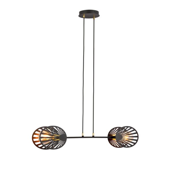 Emibig Visilica PLAYA 230V 15W MAX LED E27 Čelik Crna
