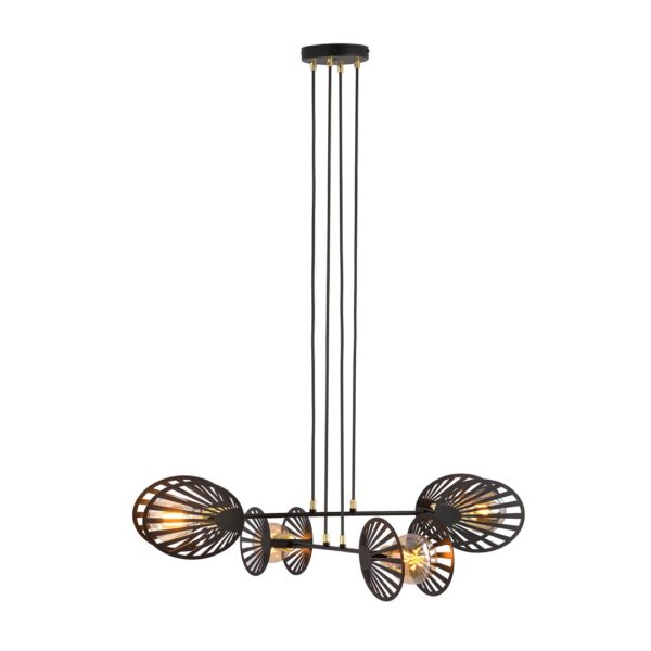 Emibig Visilica PLAYA 230V 15W MAX LED E27 Čelik Crna