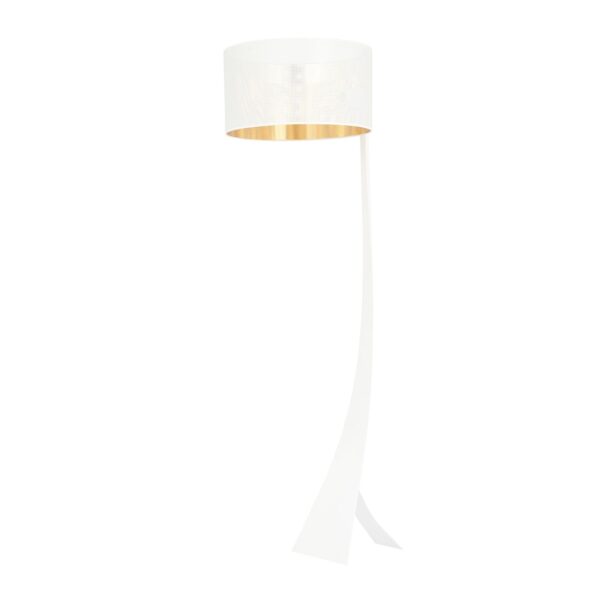 Emibig Podna lampa ESTRELLA 230V 15W MAX LED E27 Čelik/ Tkanina Crna