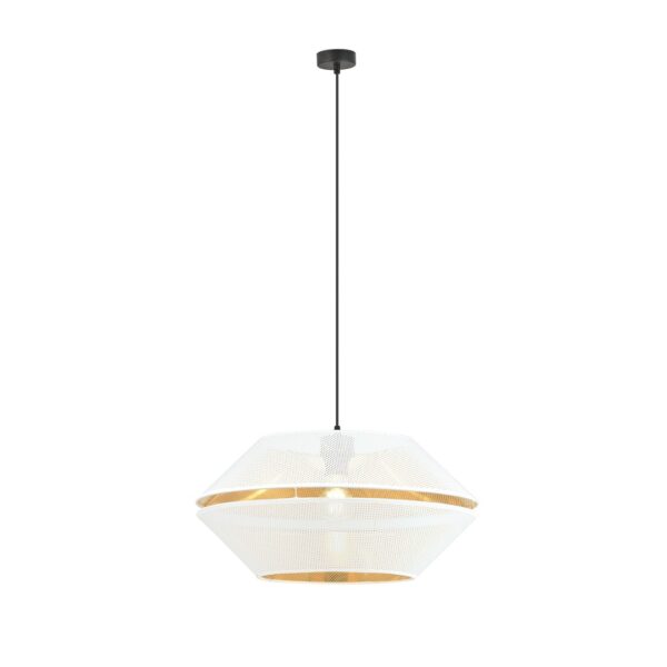 Emibig Visilica MALIA 230V 15W MAX LED E27 Čelik/ Tkanina Crna