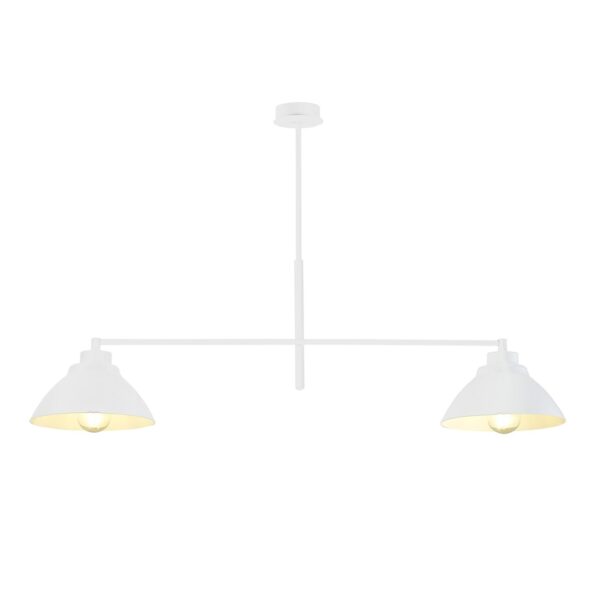 Emibig Luster MAVERICK 230V 15W MAX LED E27 Čelik Bijela