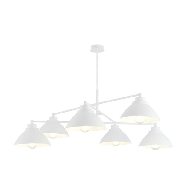 Emibig Luster MAVERICK 230V 15W MAX LED E27 Čelik Bijela